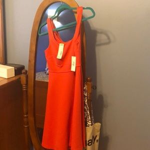 Orange Red 8p dress